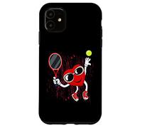 Custodia per iPhone 11 Valentines Heart Tennis Ball Valentine Costume For Kids