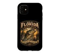 Custodia per iPhone 11 Vecchia Florida corre Deep Largemouth Bass Fishing Lake
