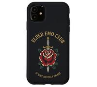 Custodia per iPhone 11 Vecchio Emo Club Rose Retro