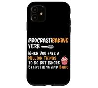 Custodia per iPhone 11 Verbo procrastibaking quando hai un milione di cose da fare Bu