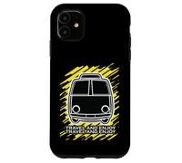 Custodia per iPhone 11 Viaggia e goditi Vintage Van Retro Road Trip