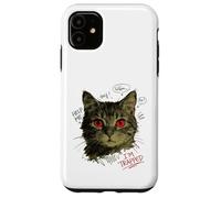 Custodia per iPhone 11 Vibrazioni street style con gatti intrappolati