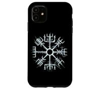 Custodia per iPhone 11 Vichingo Vegvisir Walhalla rune bussola nordica