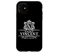 Custodia per iPhone 11 Vincenzo di Saragozza il Diacono Santi Cattolici Regali Pregare