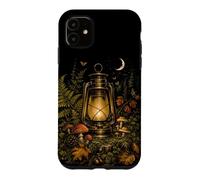 Custodia per iPhone 11 Vintage Foresta Lanterna Autunno Campeggio Natura Boschi For