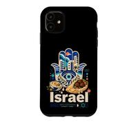 Custodia per iPhone 11 Vintage Israele Viaggio Souvenir Landmark Gift
