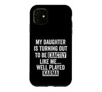 Custodia per iPhone 11 Vintage mia figlia si sta rivelando essere esattamente come me