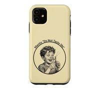 Custodia per iPhone 11 Vintage Retro Illustration Fun Design Kid and Mantis