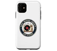 Custodia per iPhone 11 Vinyl Revival Society Giradischi Musica Giradischi