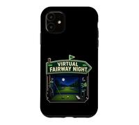 Custodia per iPhone 11 VIRTUAL FAIRWAY NIGHT Golf Indoor Simulatore