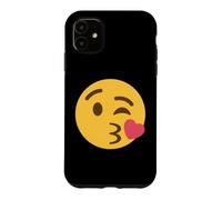 Custodia per iPhone 11 Viso che soffia un bacio