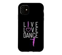 Custodia per iPhone 11 Vivi ama balla devi ballare la vita mia passione è la danza.