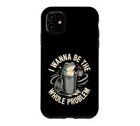 Custodia per iPhone 11 Voglio essere l'intero problema Trash Frog