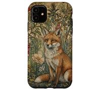 Custodia per iPhone 11 Volpe rossa in un vecchio stile inglese giardino vintage