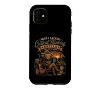 Custodia per iPhone 11 Vorrei che mi mancasse il pensiero critico Highland Cow Donne