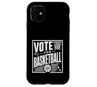 Custodia per iPhone 11 Vota per il basket Elezione divertente del presidente
