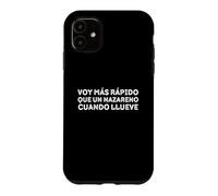 Custodia per iPhone 11 Voy más rápido che un nazareno cuando llueve
