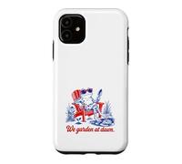 Custodia per iPhone 11 We Garden At Dawn Rana Giardinaggio Divertente