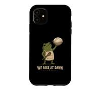 Custodia per iPhone 11 We Rise At Dawn Cottagecore Frog - Paniere a lievitazione naturale