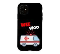 Custodia per iPhone 11 Wee Woo Funny Ambulance EMR EMS Paramedic First Responder