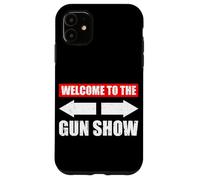 Custodia per iPhone 11 Welcome to the gun Show Kraftsport Gym divertente bodybuilding