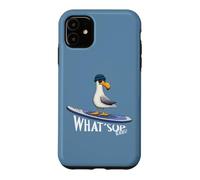 Custodia per iPhone 11 WHAT SUP Beaches Gabbiano in stand up paddling casuale