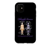 Custodia per iPhone 11 What You See What I Feel Skeleton Fibromyalgia Awareness