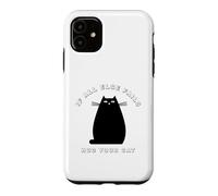 Custodia per iPhone 11 When all else fails, hug your cat