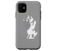 Custodia per iPhone 11 Where the Wild Things Are Three Horned Monster