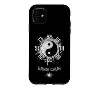 Custodia per iPhone 11 Wing Chun Kung Fu, Yin Yang, stampa sul retro