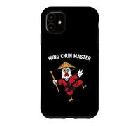 Custodia per iPhone 11 Wing Chun, pollo, karate, taekwondo, kung fu, regalo per uomo e donna
