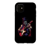Custodia per iPhone 11 Winston Churchill Zombie che suona la chitarra WW2 Storia britannica