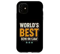 Custodia per iPhone 11 World’s Best Son-in-Law Ever Retro Grunge Reunion Outfit