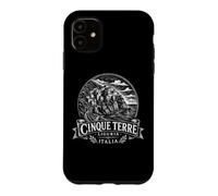 Custodia per iPhone 11 Xilografia Cinque Terre Liguria Italia