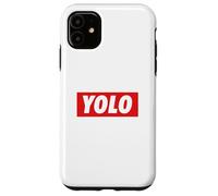 Custodia per iPhone 11 YOLO. Meme Design si vive solo una volta