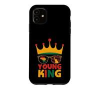Custodia per iPhone 11 Young King African American Black History Juneteenth
