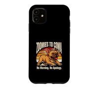 Custodia per iPhone 11 Zoomies To Coma No Warning No Apology Bulldog francese