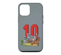 Custodia per iPhone 12/12 Pro 10 Anni Bambini Compleanno Guerriero Ragazzo Cavaliere Medievale