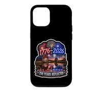 Custodia per iPhone 12/12 Pro 250 anni di anniversario americano riflesso