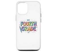 Custodia per iPhone 12/12 Pro 4th Fourth Grade First Day Of School Teacher