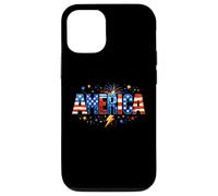 Custodia per iPhone 12/12 Pro 4th Of July USA Flag Memorial Day America