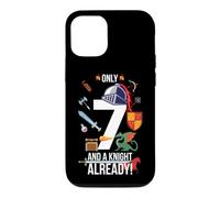 Custodia per iPhone 12/12 Pro 7 ° compleanno ragazzo "Solo 7 e un cavaliere già"