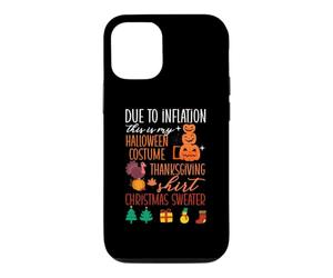 Custodia per iPhone 12/12 Pro A causa dell'inflazione Questo è il mio Halloween Ringraziamento Natale
