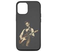 Custodia per iPhone 12/12 Pro Abraham Lincoln Chitarra Retro Vintage Musica Storia
