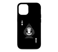 Custodia per iPhone 12/12 Pro Ace Of Cups Coffee Tarot Barista Carte da Gioco Latte