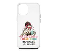 Custodia per iPhone 12/12 Pro ADHD Disordinato Chun Scheletro Caffè Smemorato Caotico