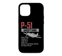 Custodia per iPhone 12/12 Pro Aereo da caccia americano P51 Mustang della seconda guerra