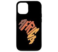 Custodia per iPhone 12/12 Pro Africa Continente Lettera Arte Safari Africano Cultura Orgoglio