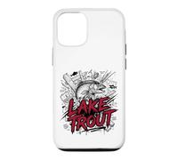 Custodia per iPhone 12/12 Pro Aggressivo Lago Trota Grande pesca Laghi Deep Strike