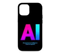 Custodia per iPhone 12/12 Pro AI sarcastica che dice perché l'intelligenza umana ha bisogno di un aggiornamento